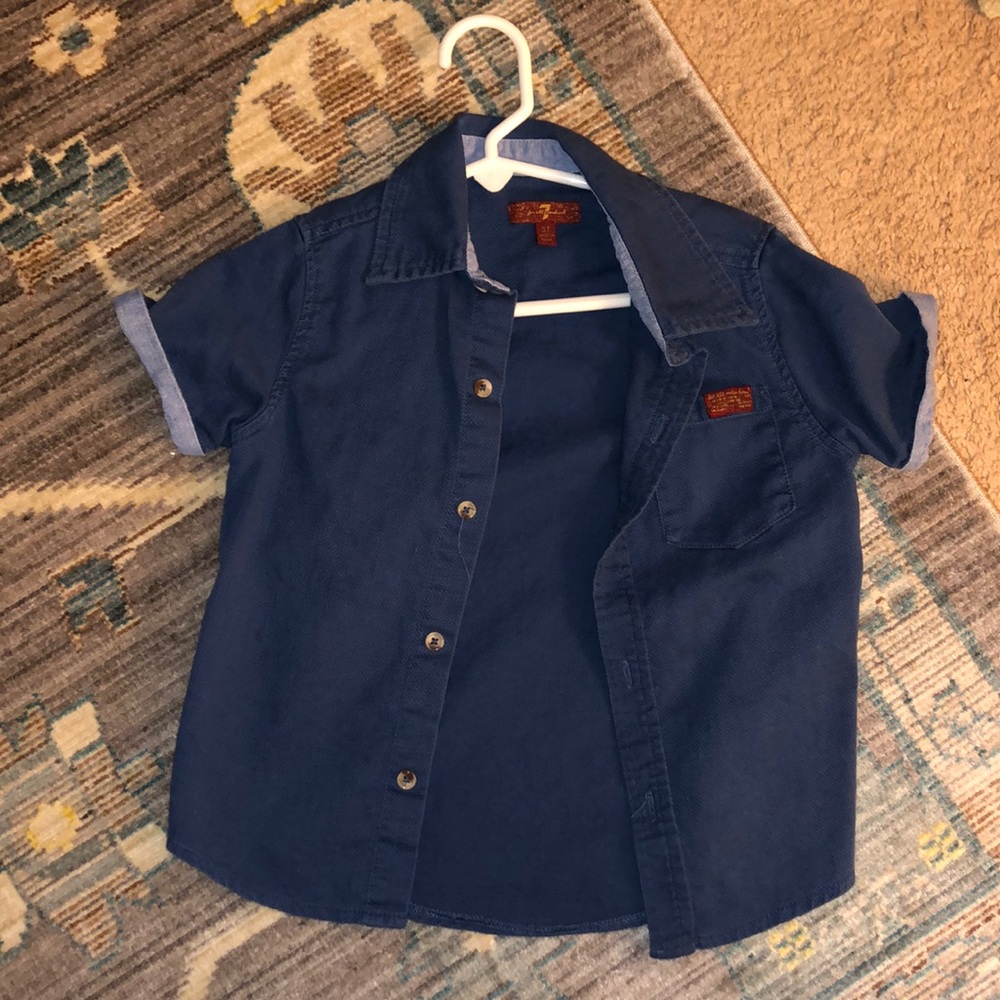 Boys short sleeve button down shirt
